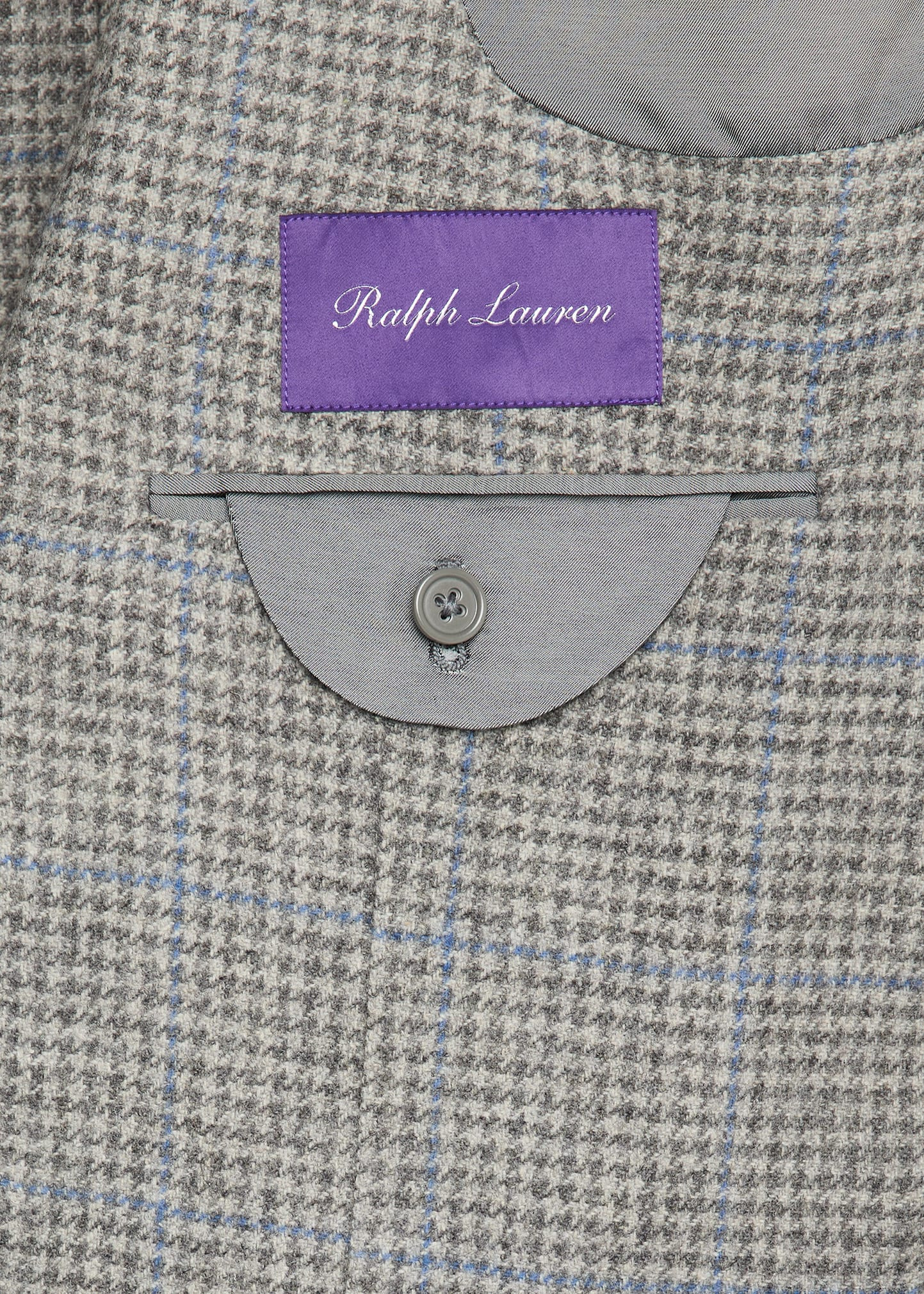 Men's Houndstooth Two-Button Sport Coat - 5