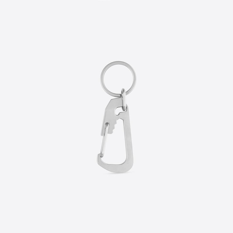BALENCIAGA Space Keychain in Silver outlook