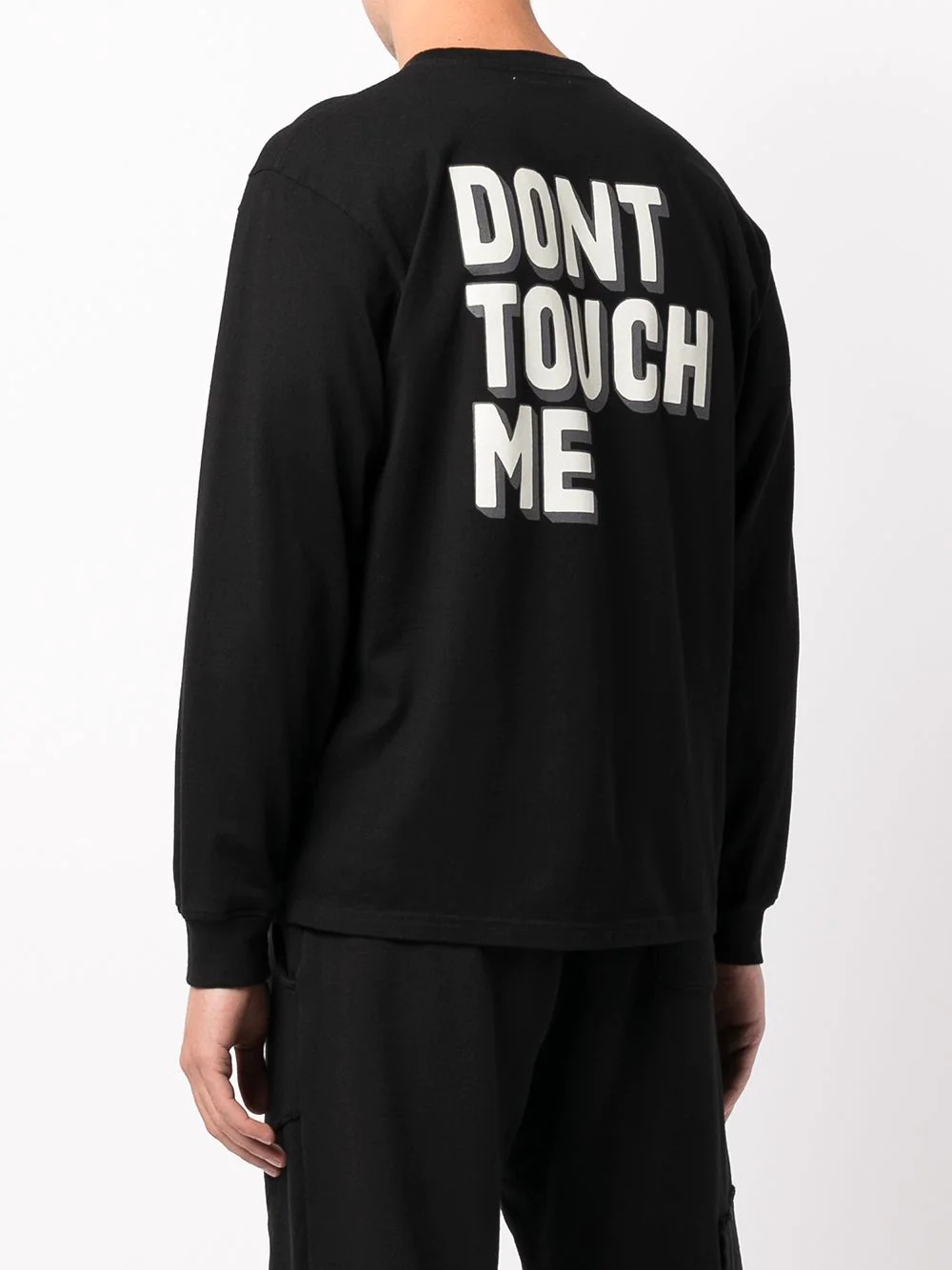 slogan-print long-sleeve T-shirt - 4