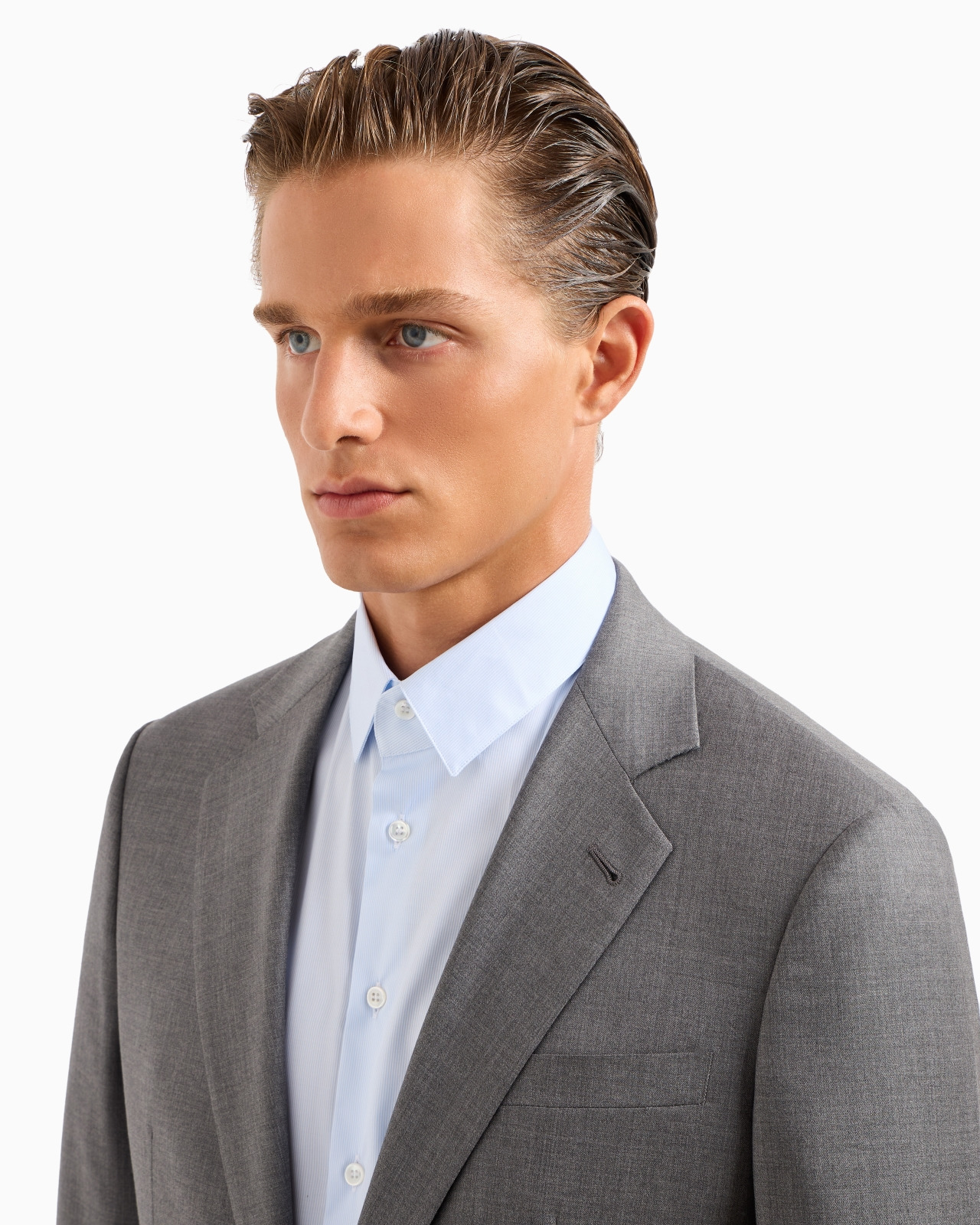 Single-breasted Soho Line suit in virgin wool and cashmere - 5