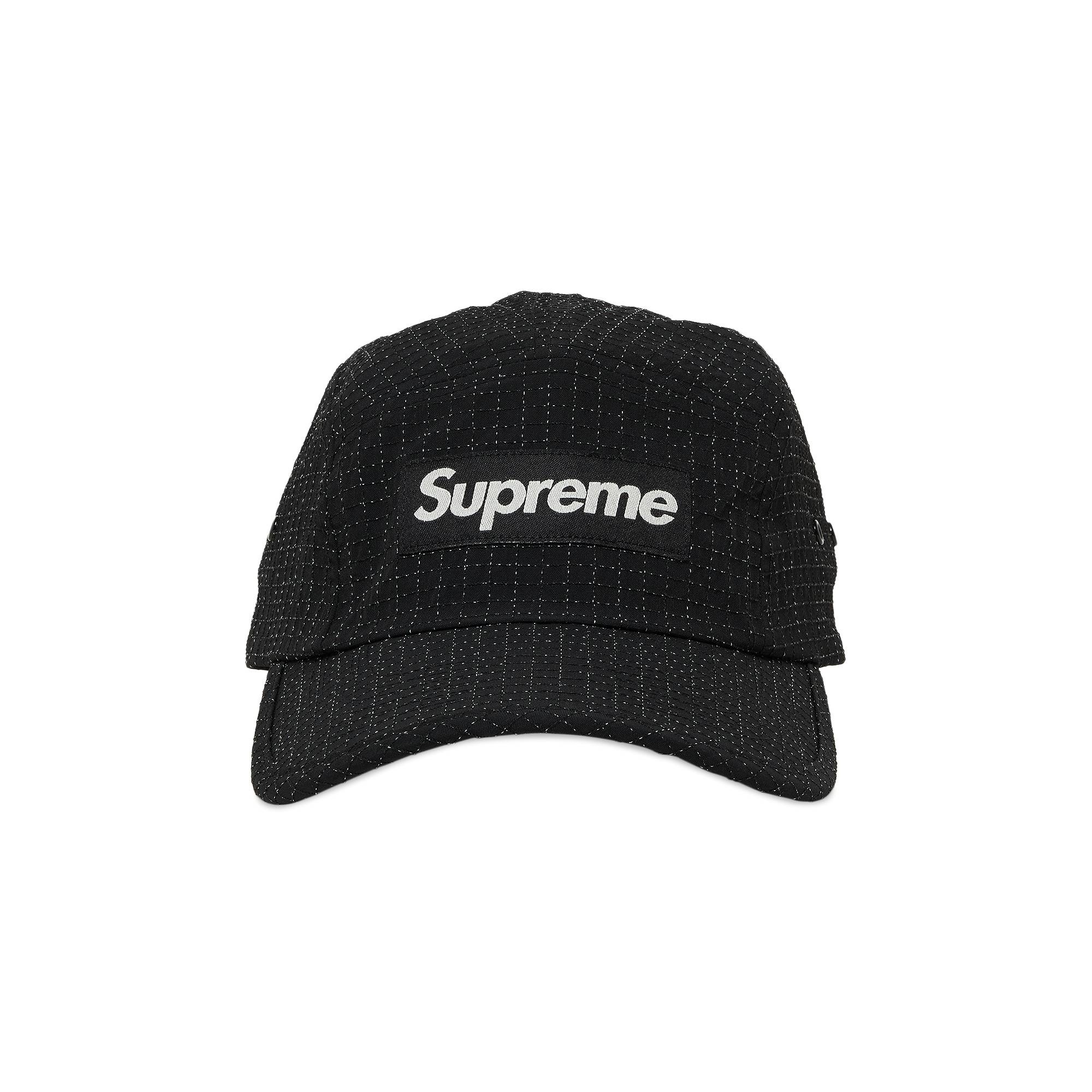 Supreme Glow Ripstop Camp Cap 'Black' - 1