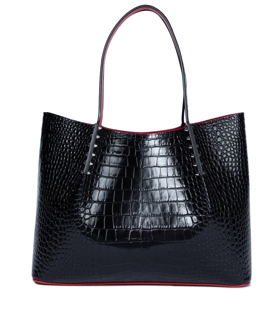 Cabarock Large studded leather tote - 1