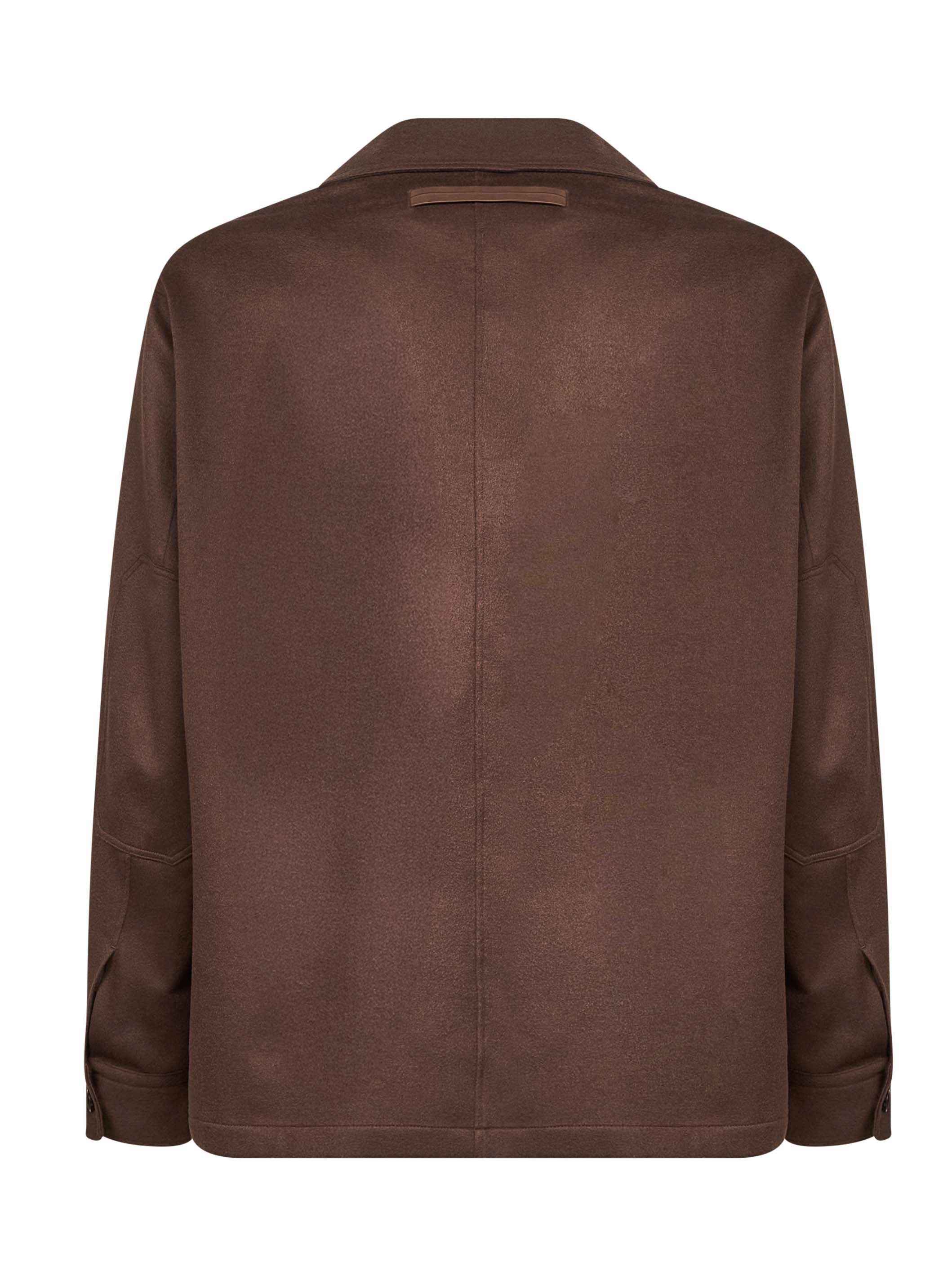 Brown Oasi Cashmere Alba overshirt - 2