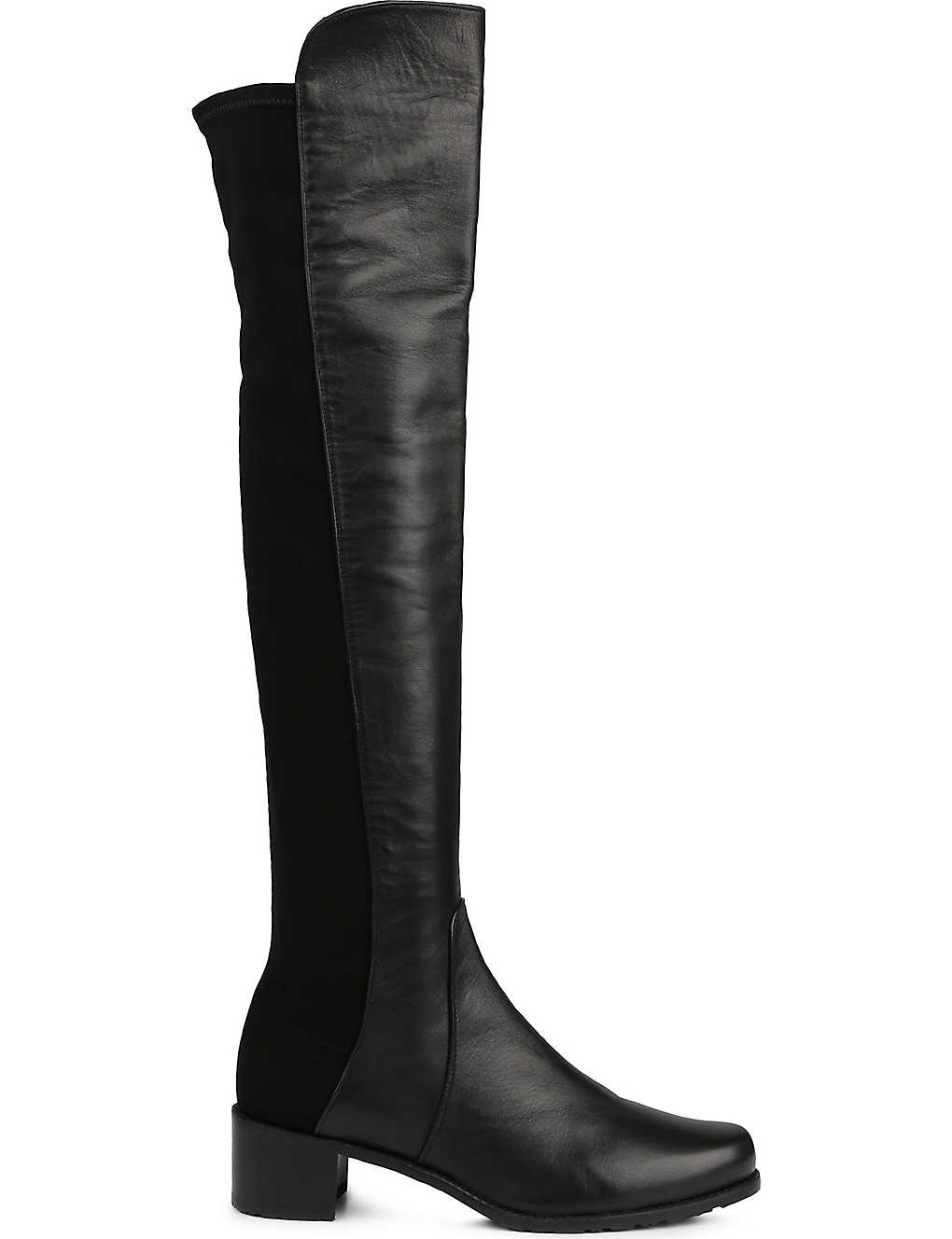 Reserve stretch-back leather boots - 1