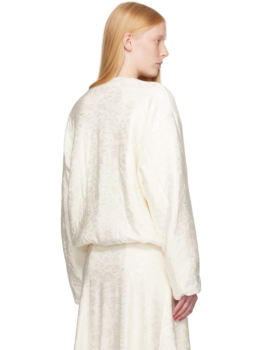 Off-White Jacquard Bomber Jacket - 3