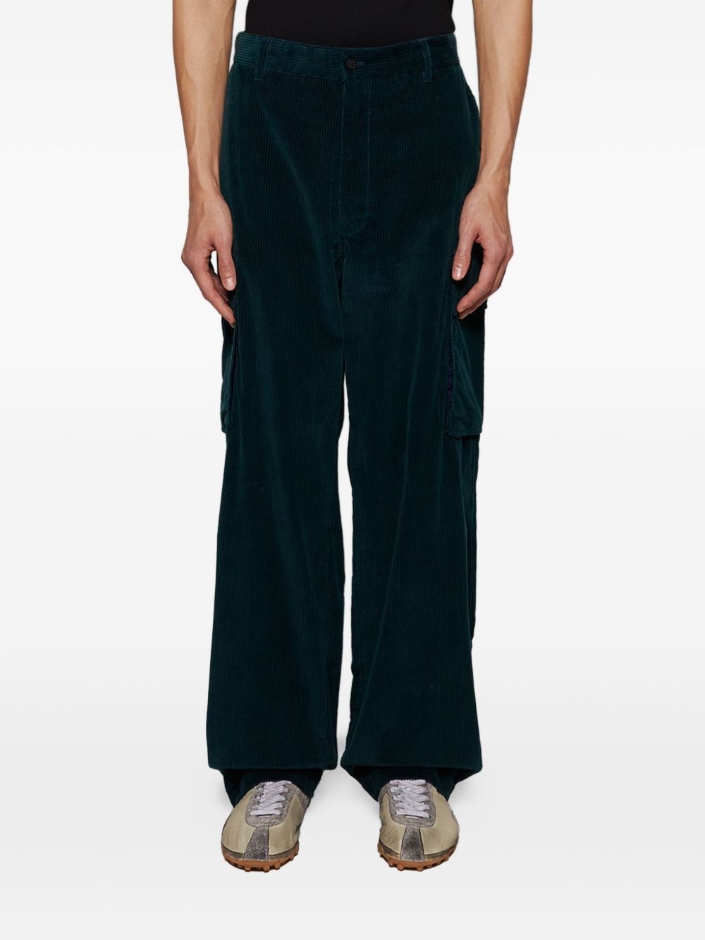 corduroy cargo pants - 3