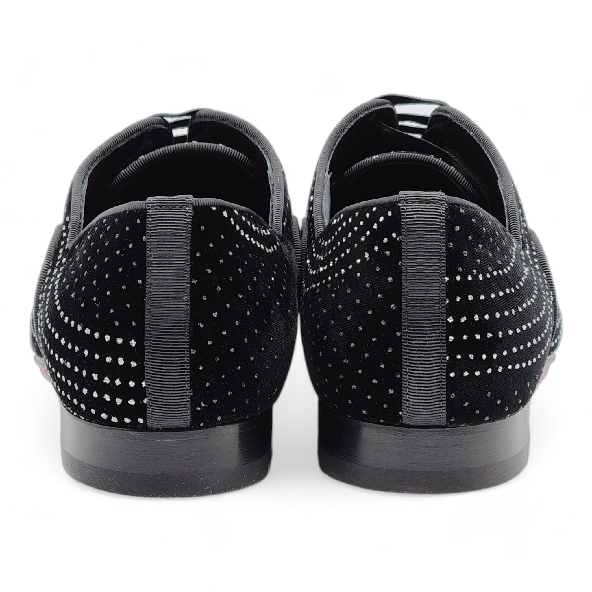 Christian Louboutin Greggyrocks Studded Oxfords - Velvet - Black - 41.5 - 4