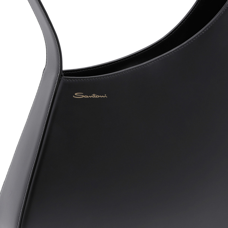 Black leather The Pluto Hobo shoulder bag 6