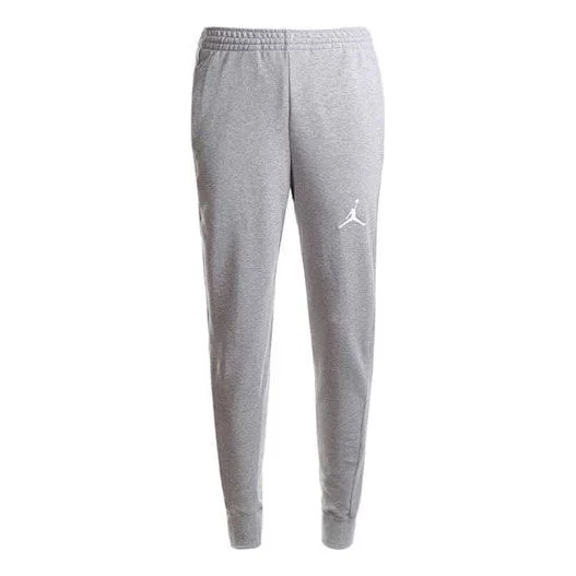 Air Jordan Flight Lite Cuffed Casual Sports Bundle Feet Long Pants Gray 822661-063 - 1