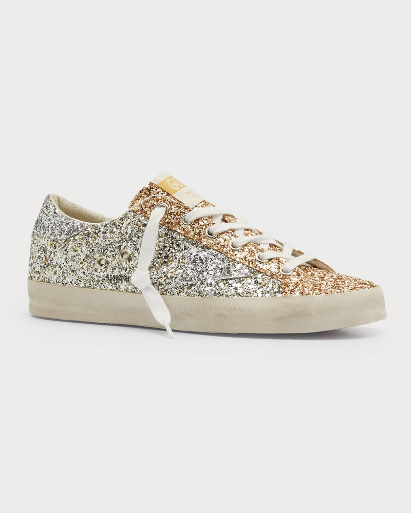 Superstar Bicolor Glitter Low-Top Sneakers 3