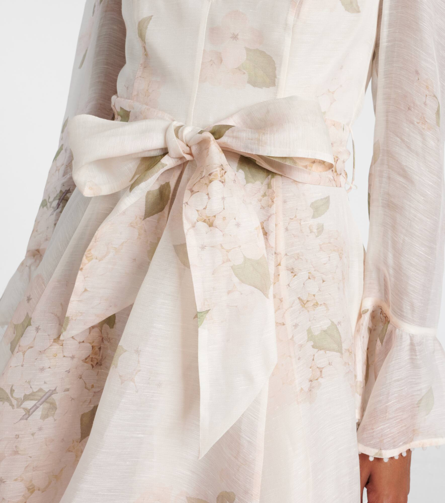 Balance linen and silk minidress - 5