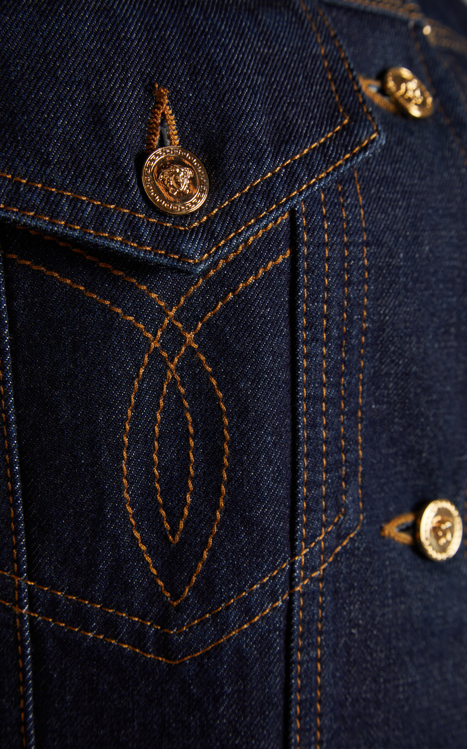 Denim Vest dark wash - 5