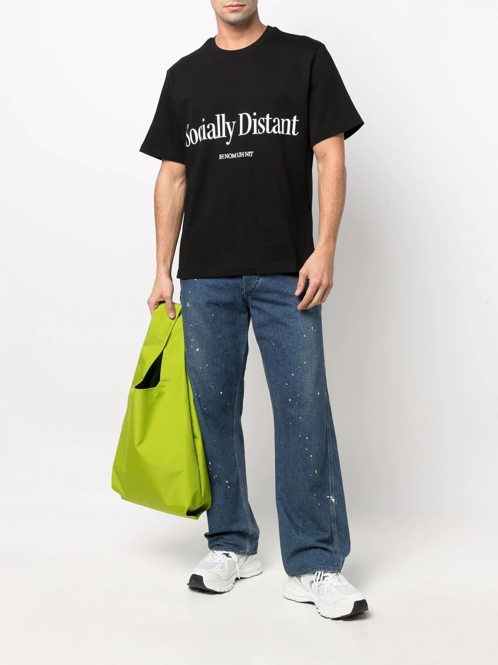 Socially Distant-print T-shirt - 2