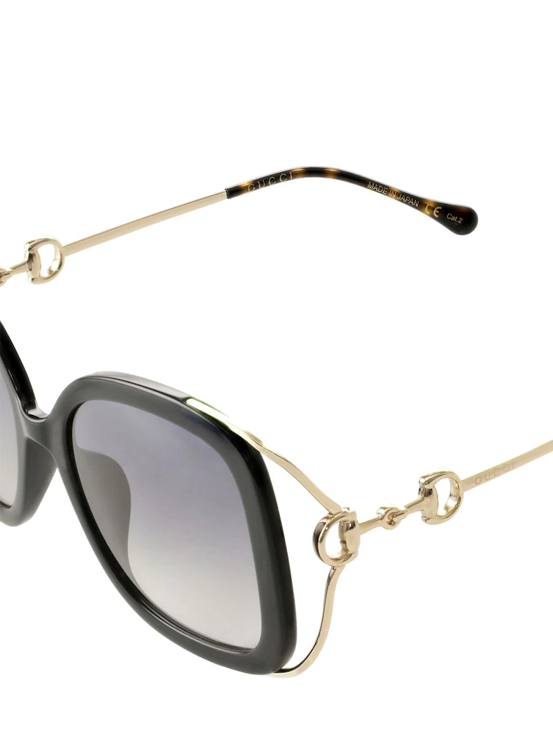 HORSEBIT SQUARED METAL SUNGLASSES - 4