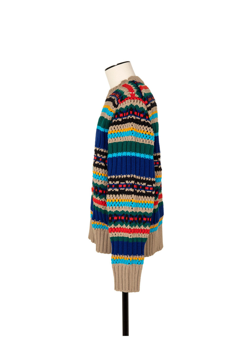 sacai Mesh Knit Pullover outlook