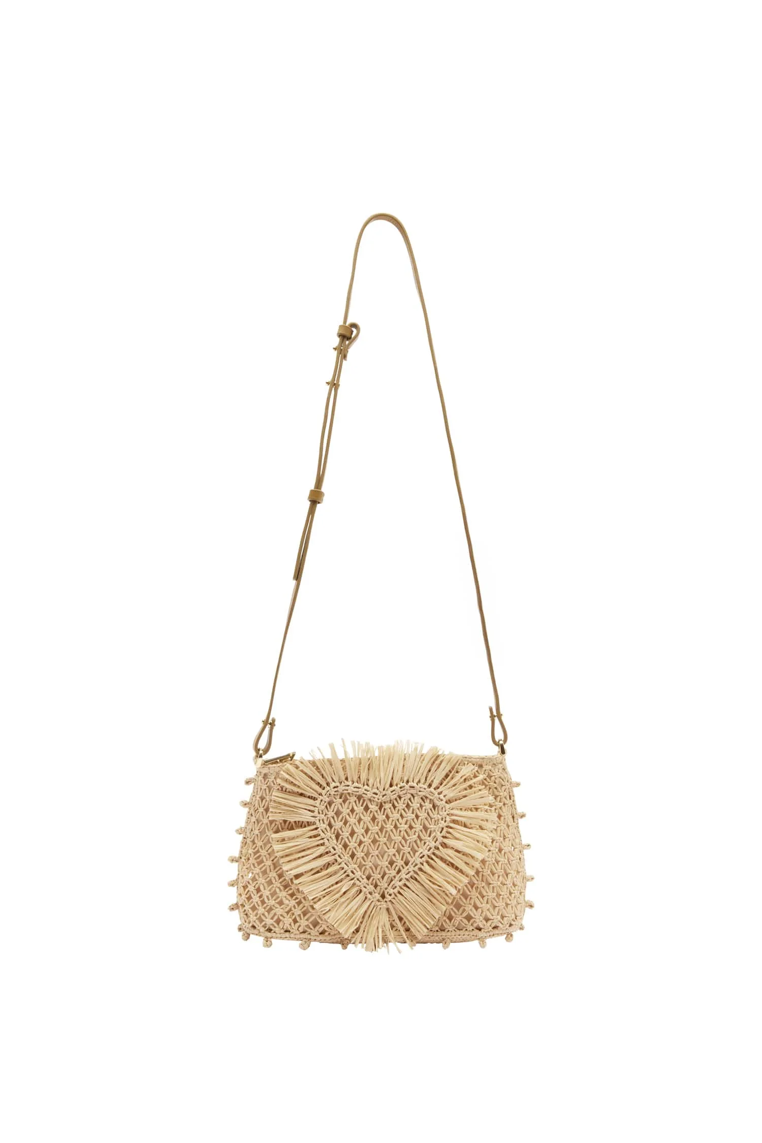 Raffia Macrame Clutch - 1