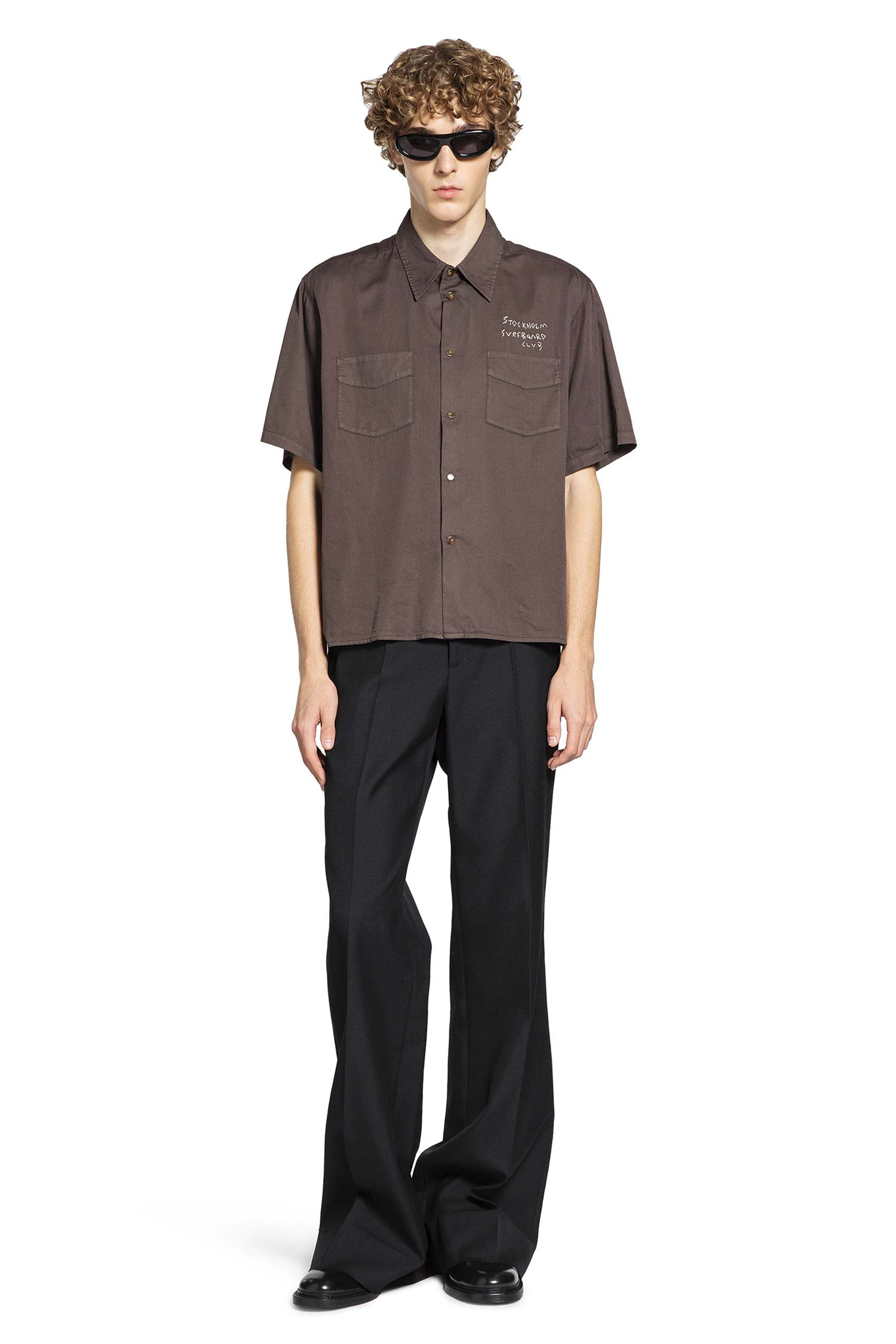 Stockholm Surfboard Club Man Brown Shirts - 4
