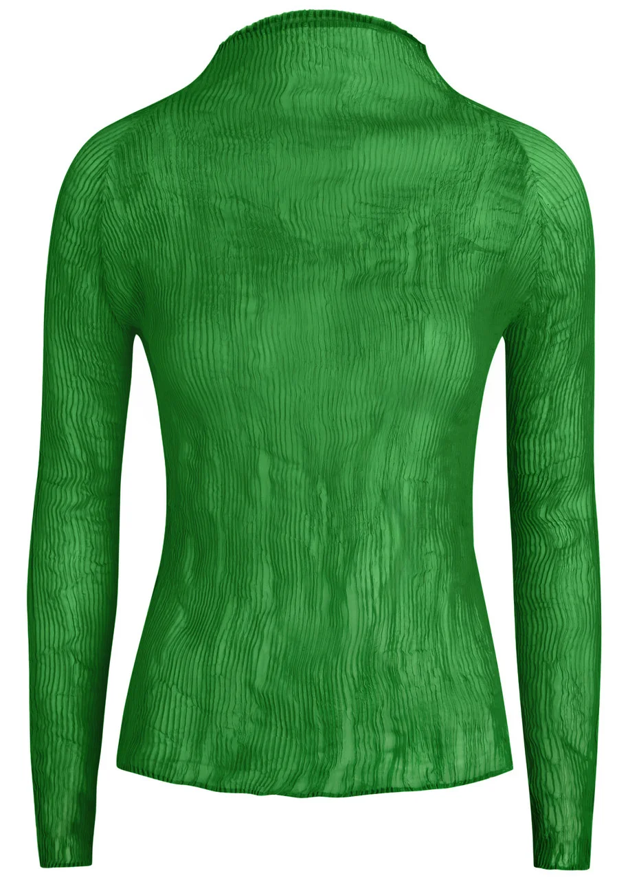 Issey Miyake Pleated Chiffon top - 1