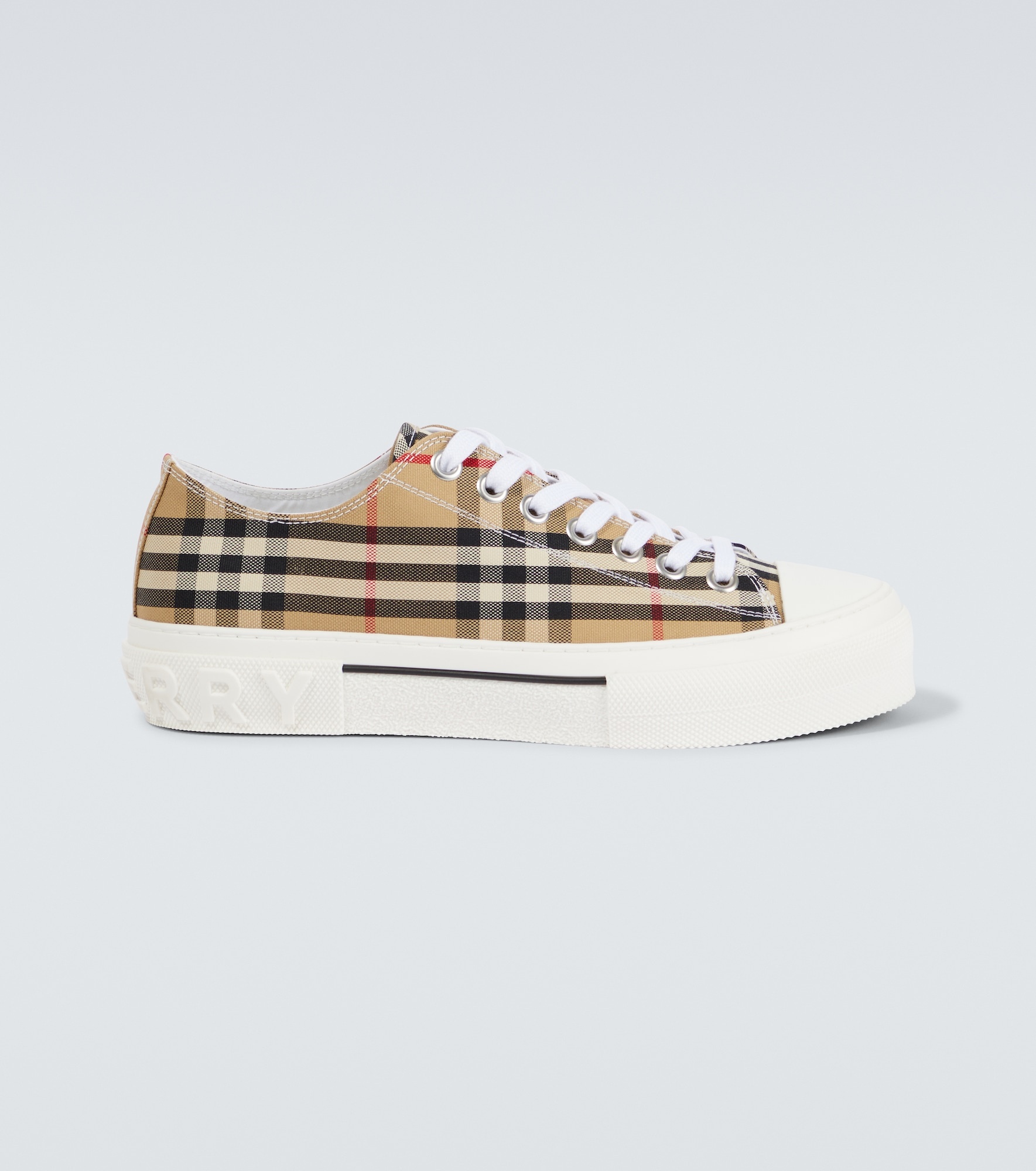 Burberry Check canvas sneakers - 1