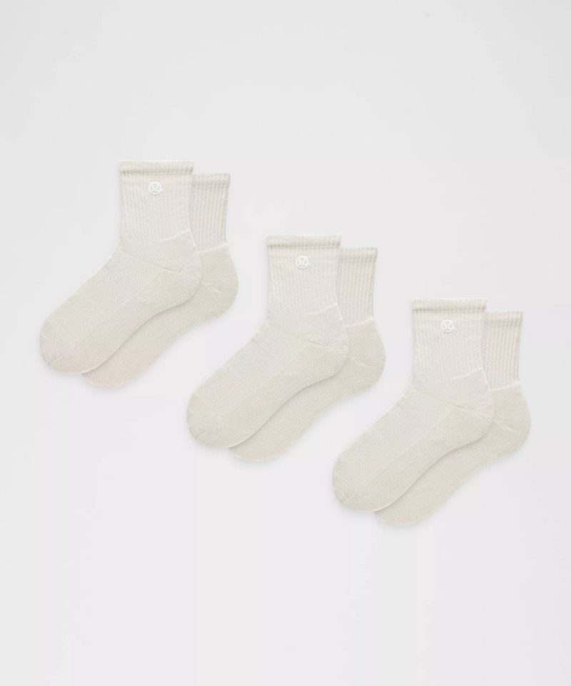 Unisex Daily Essential Quarter Socks *3 Pack 1