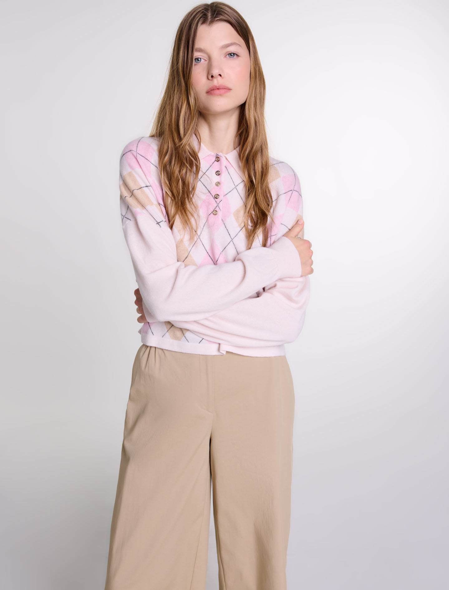 Short wool-blend sweater - 5