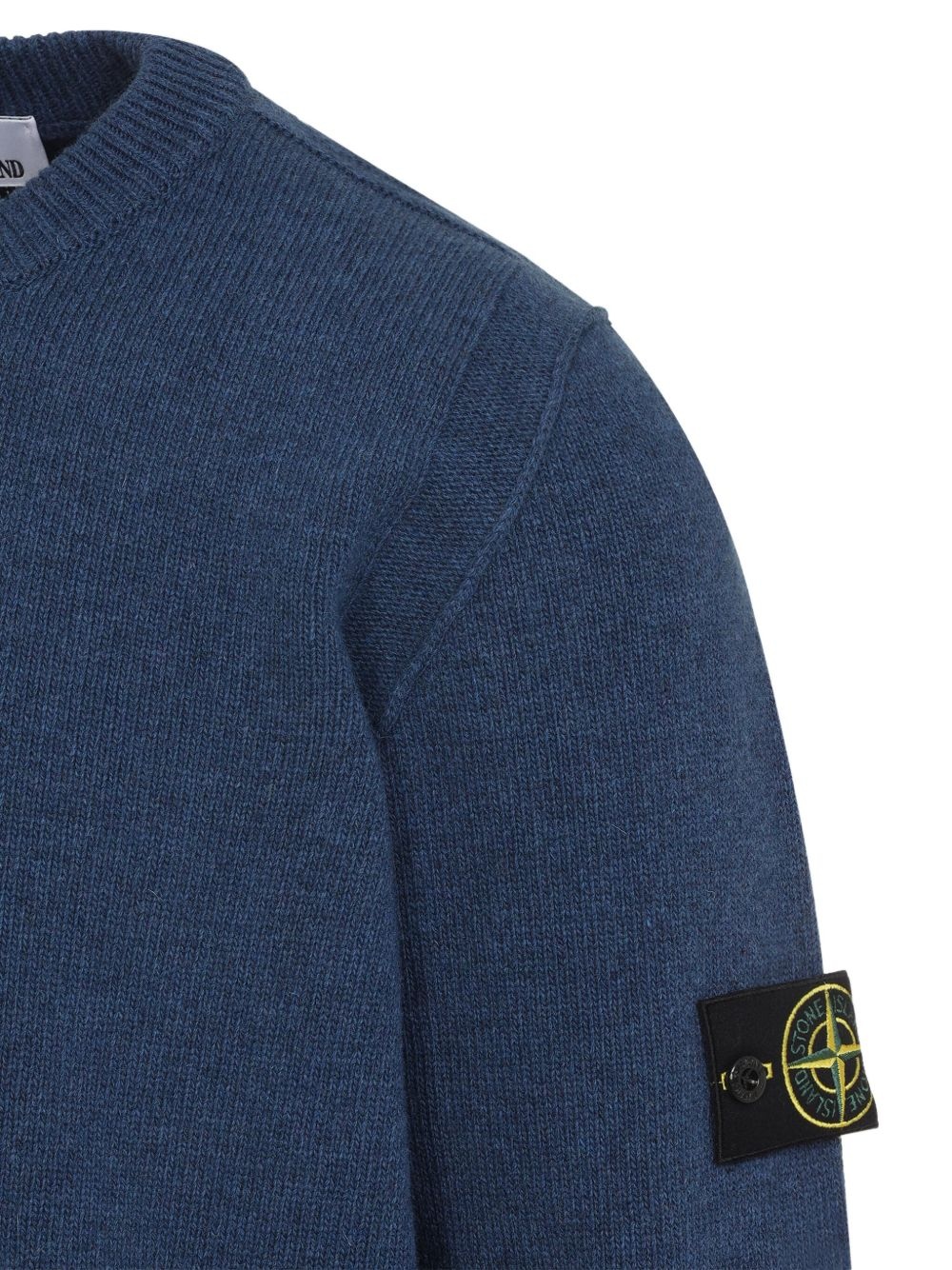 logo-patch crew-neck sweater - 3