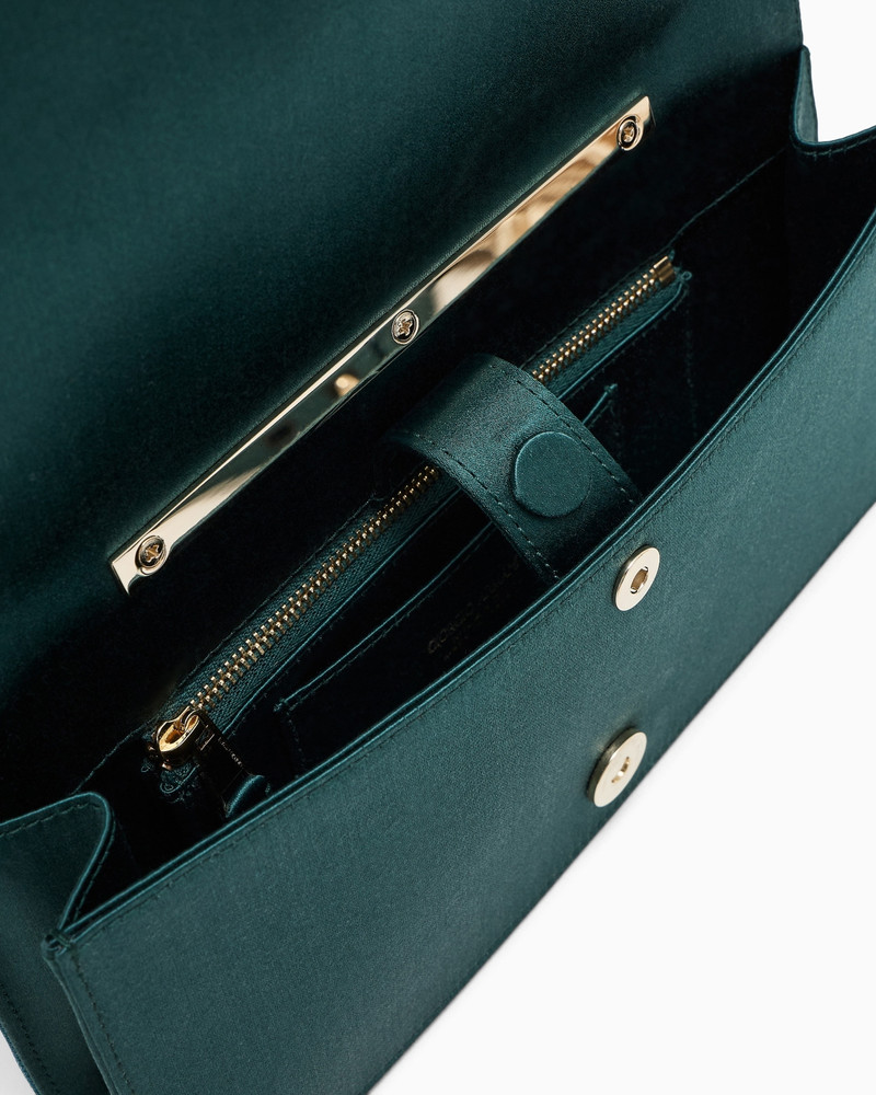 SATIN AND RHINESTONE CLUTCH BAG 4