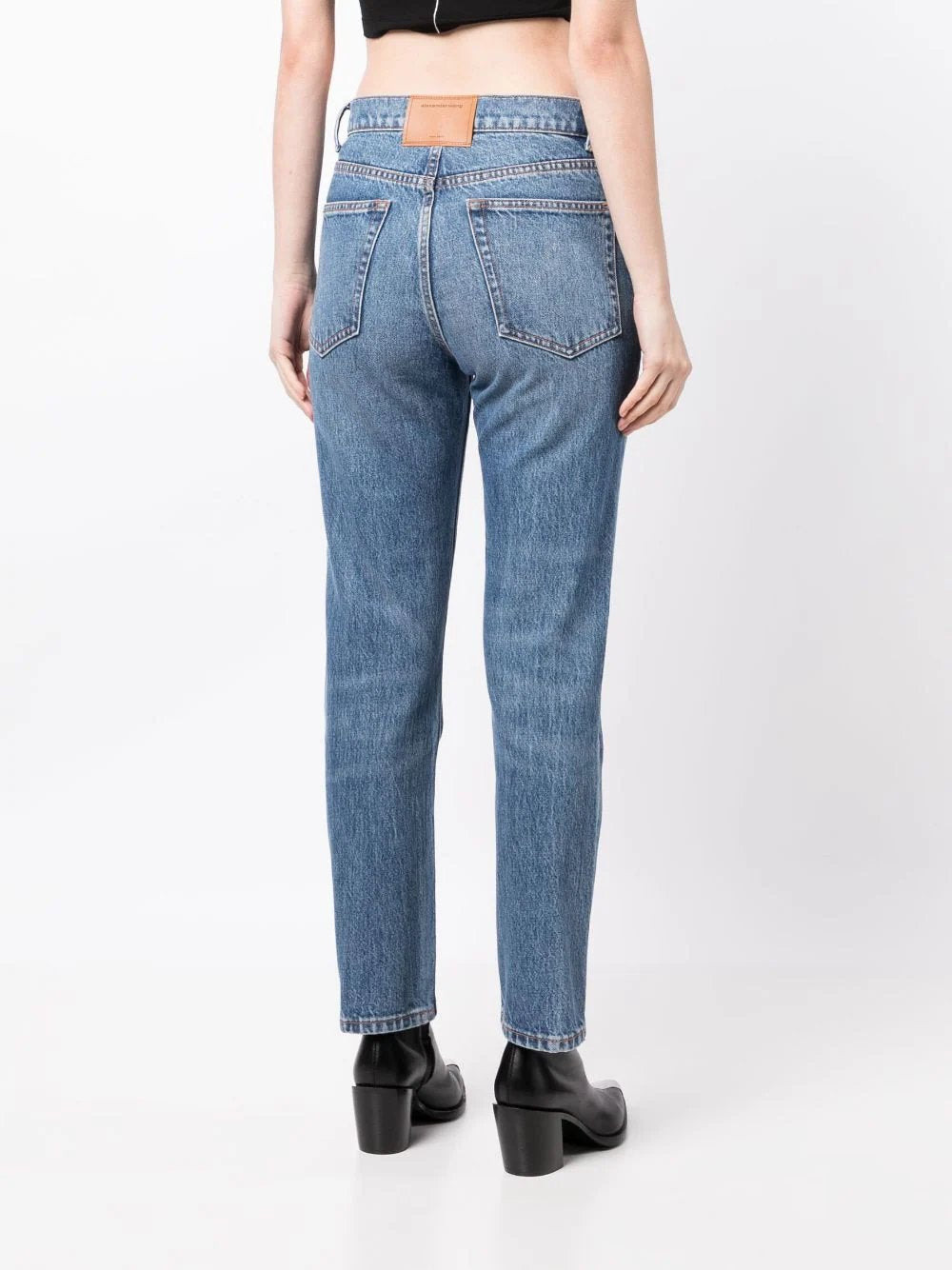 OG High-Rise Stovepipe Jean In Denim - 4