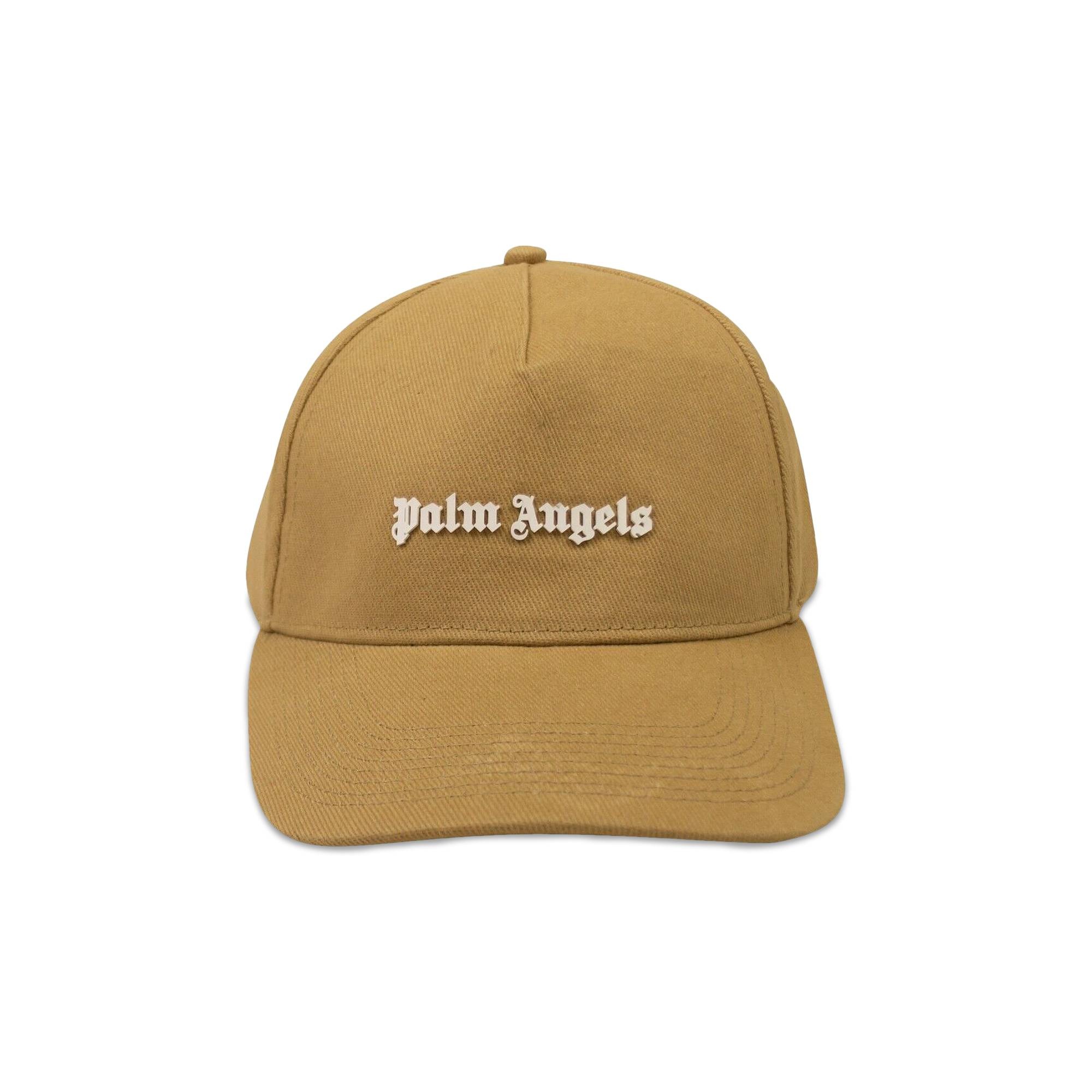 Palm Angels Classic Logo Cap 'Sand/White' - 1