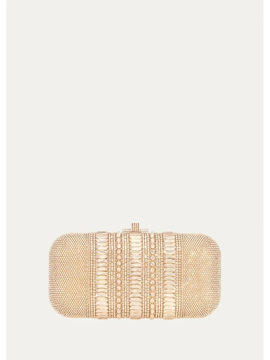 Long Slide Crystal Clutch Bag - 1