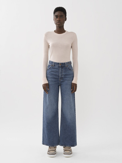 Chloé "STROMBOLI" WIDE CROPPED JEANS outlook