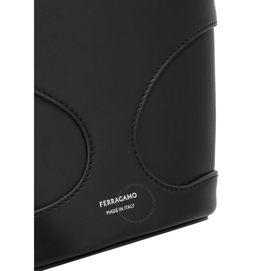 Ferragamo Cut-Out Detailing Leather Tote Bag - 6