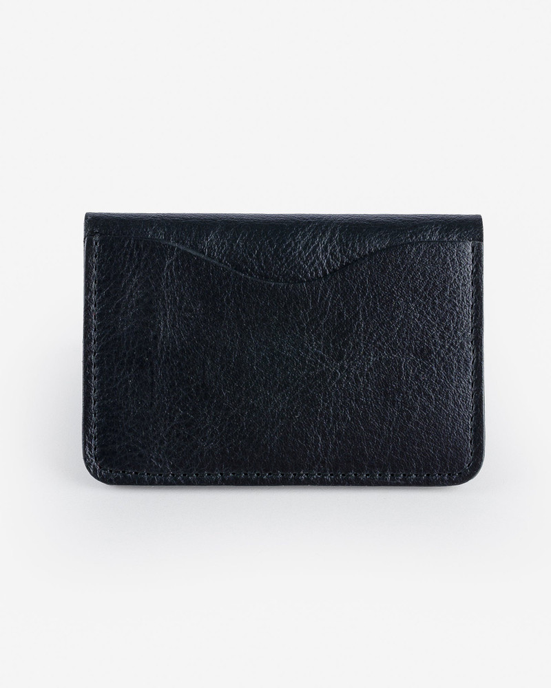 Iron Heart OGL-KINGSMAN-MCH-TBLK OGL Kingsman Metro Flap Style Cardholder - Tumbled Black outlook