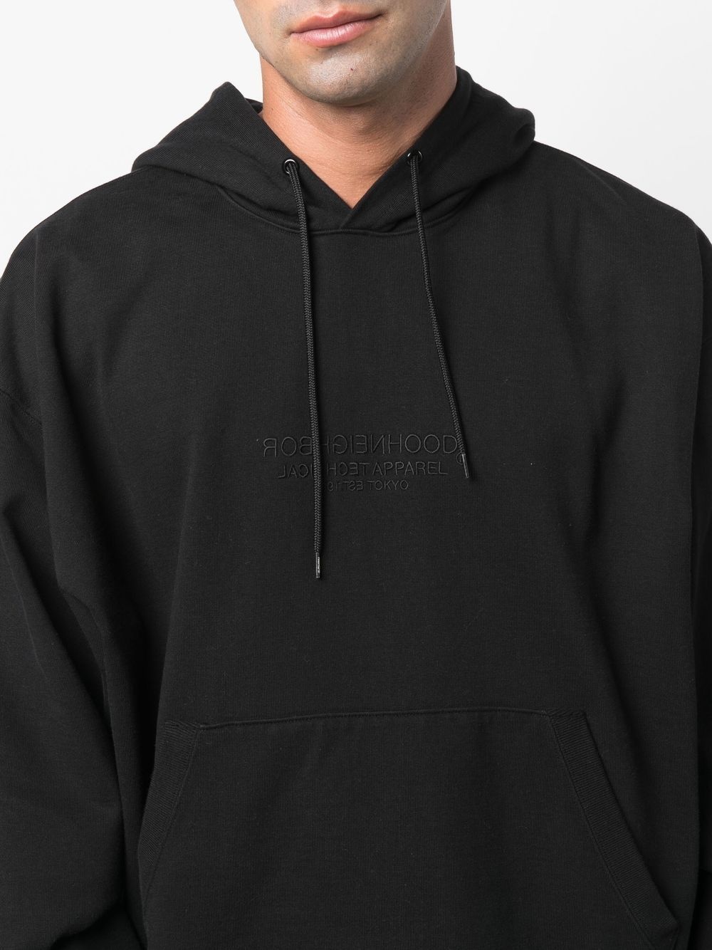 logo-embroidered hoodie - 5