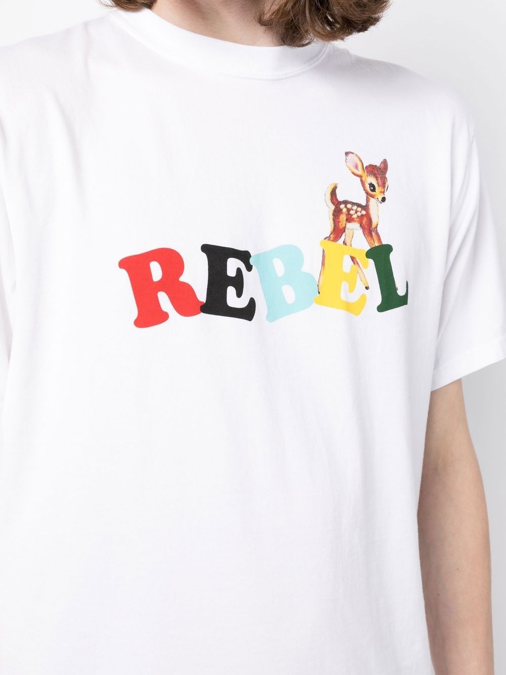 cartoon-print cotton T-shirt - 5