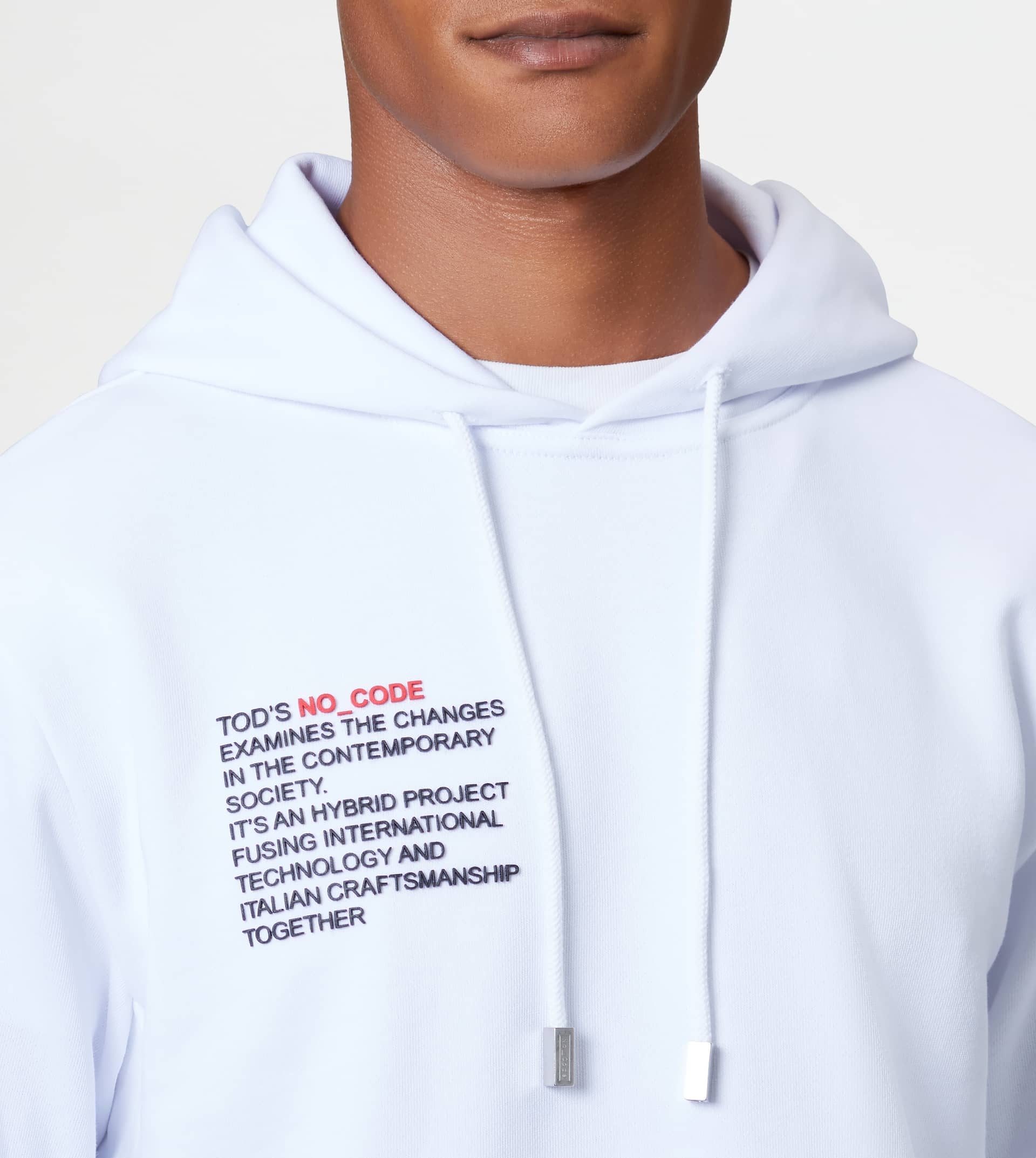 HOODIE NO_CODE - WHITE - 5
