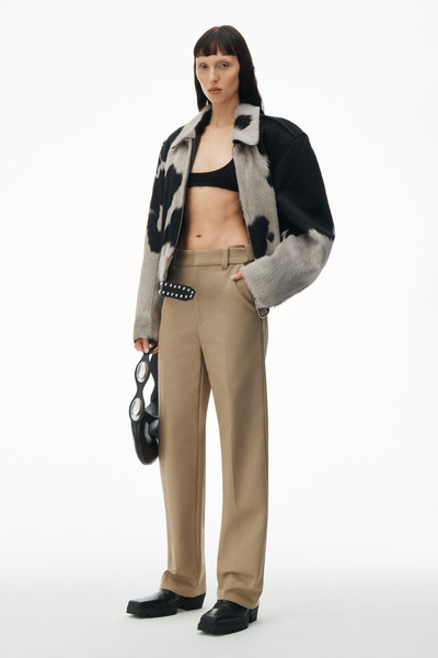 Alexander Wang straight leg pant in cotton twill outlook