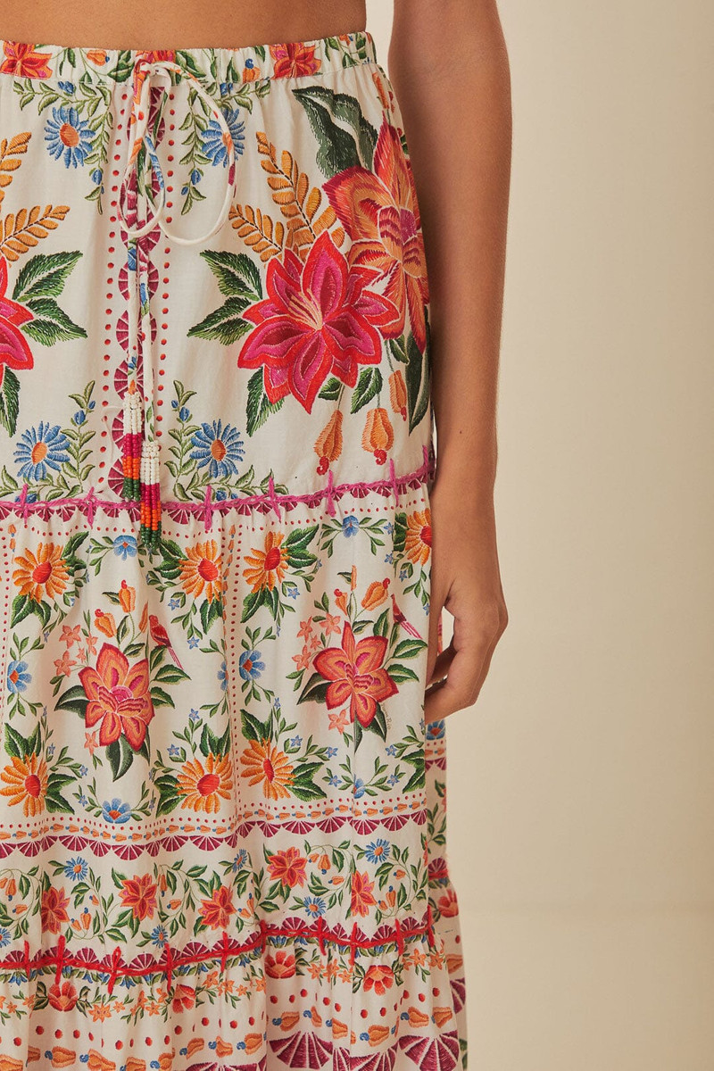 Off-White Bloom Garden Maxi Skirt 5