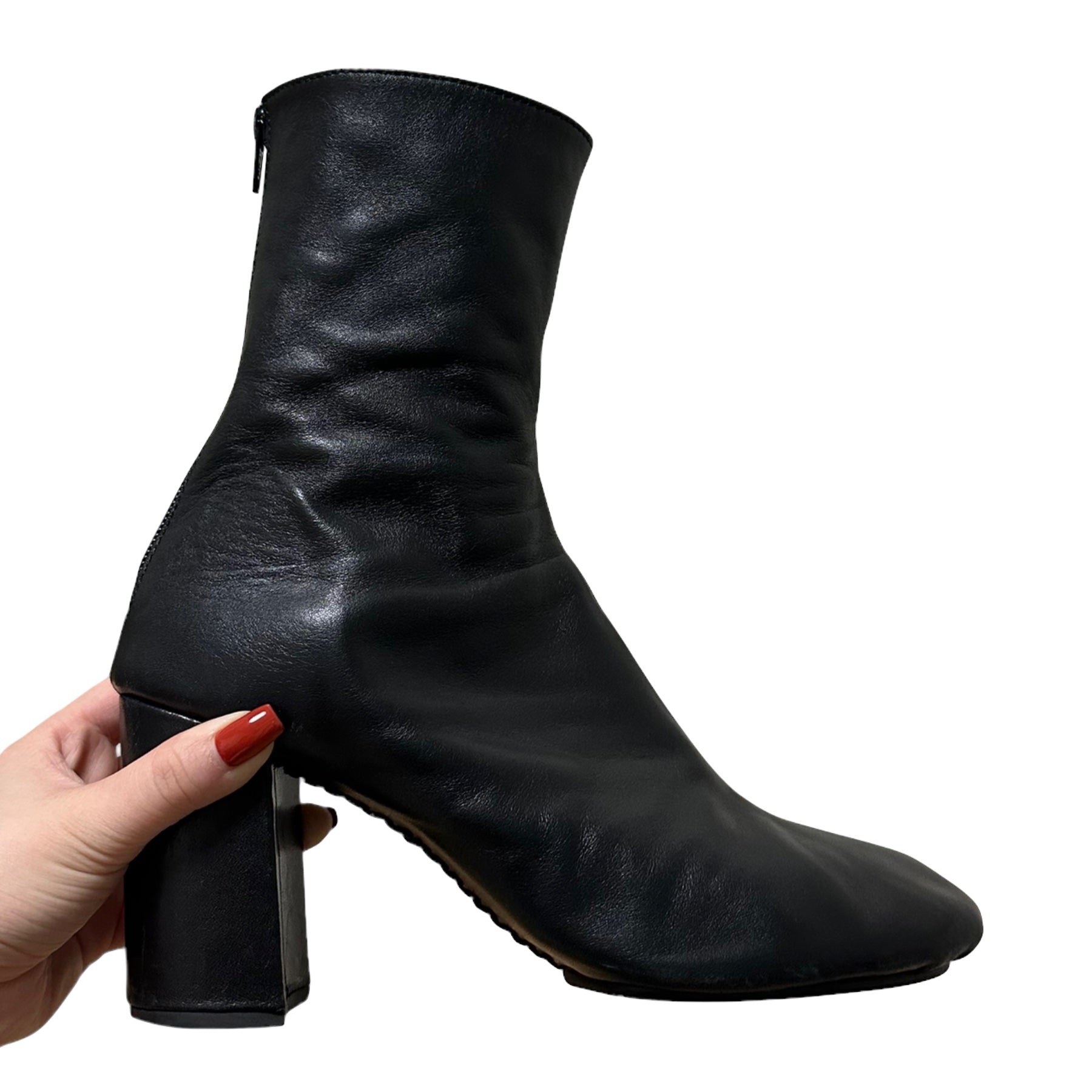 JUNYA WATANABE Spring Summer 2017 Leather Zip Ankle Boots - 4