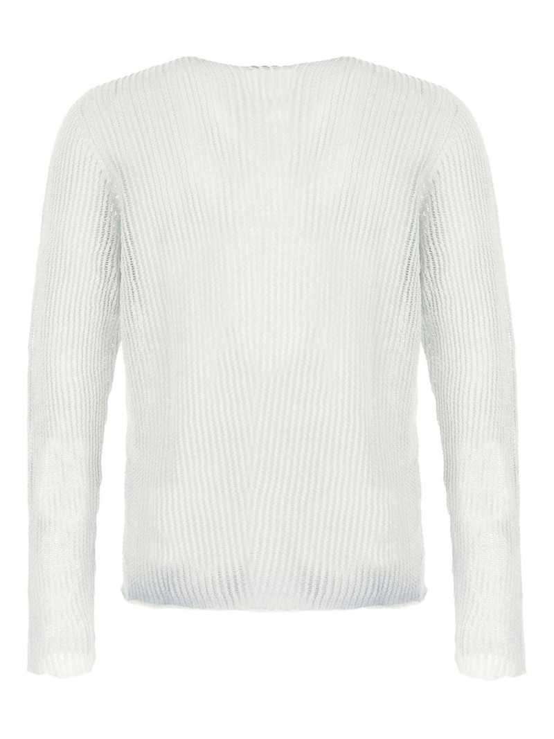 Avant Toi ribbed crew-neck sweater outlook