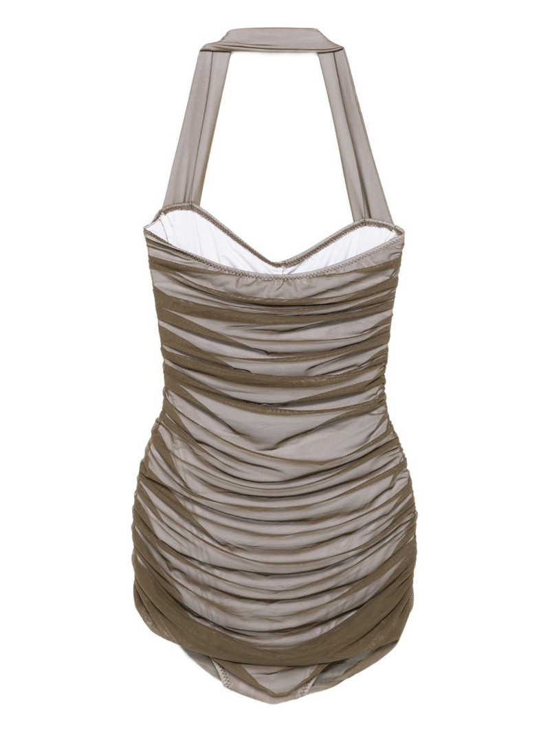 NORMA KAMALI Bill Mio halter-neck swimsuit outlook