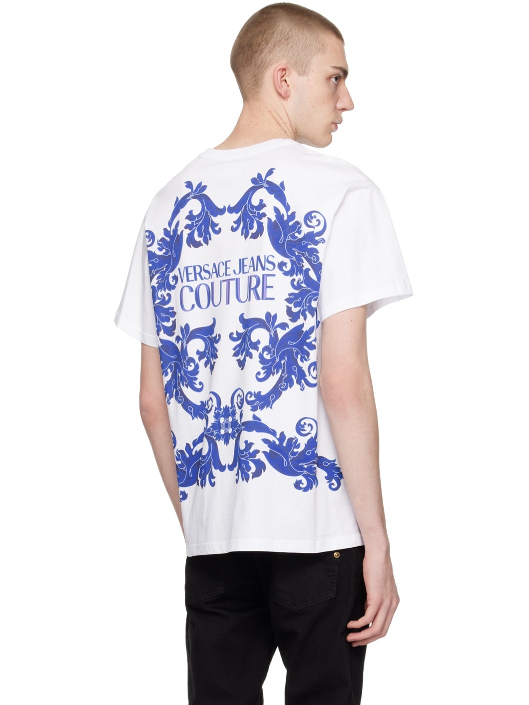 White Printed T-Shirt - 3