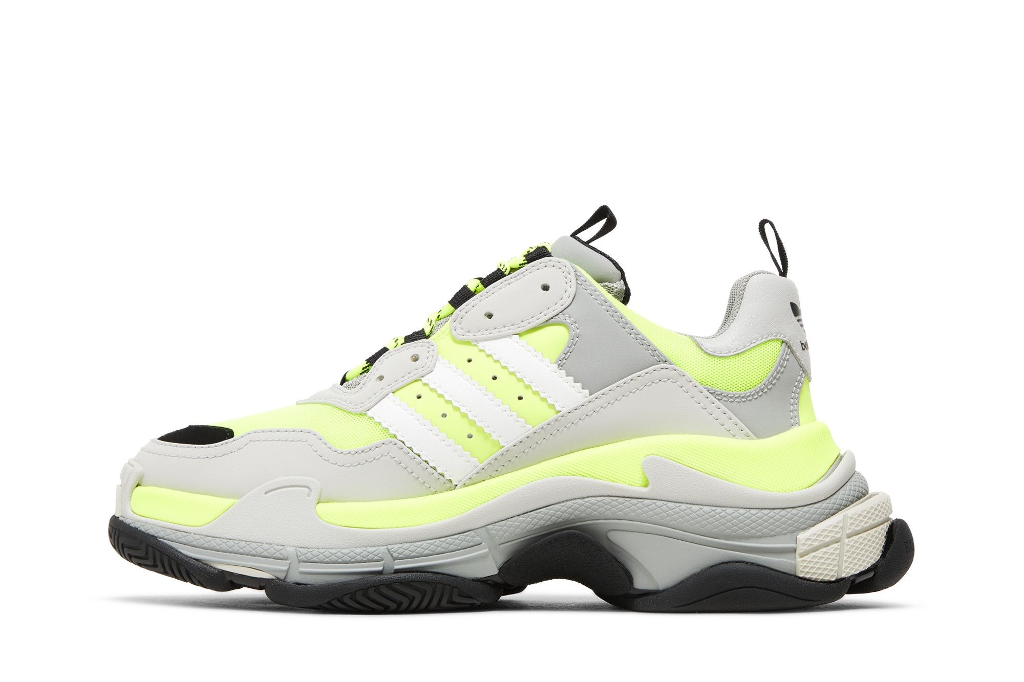Adidas x Balenciaga Triple S Sneaker 'Fluo Yellow' - 3