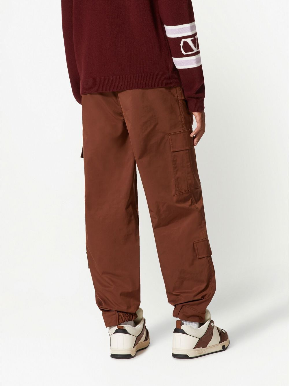 straight-leg cargo trousers - 4