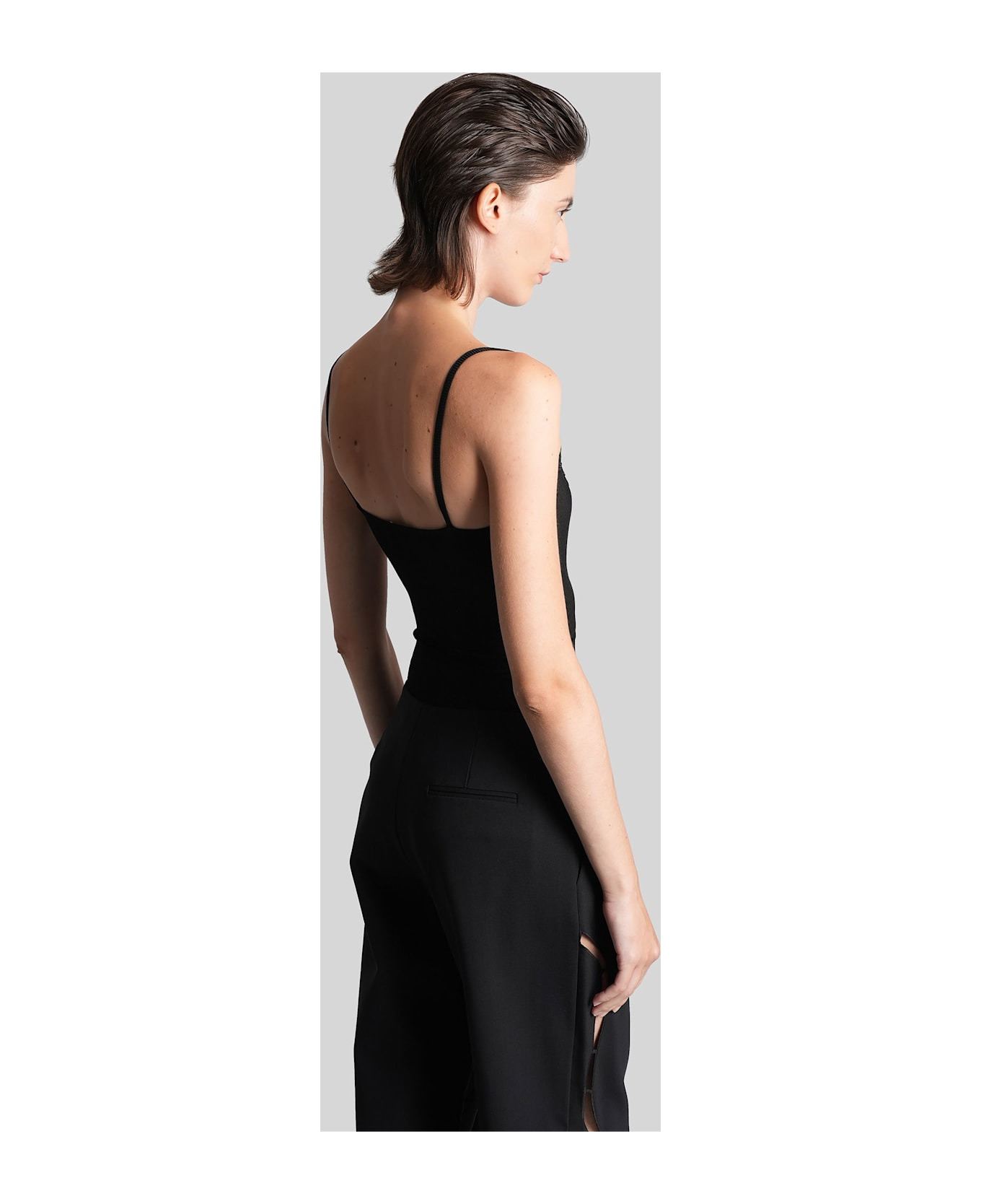 Body In Black Viscose - 3