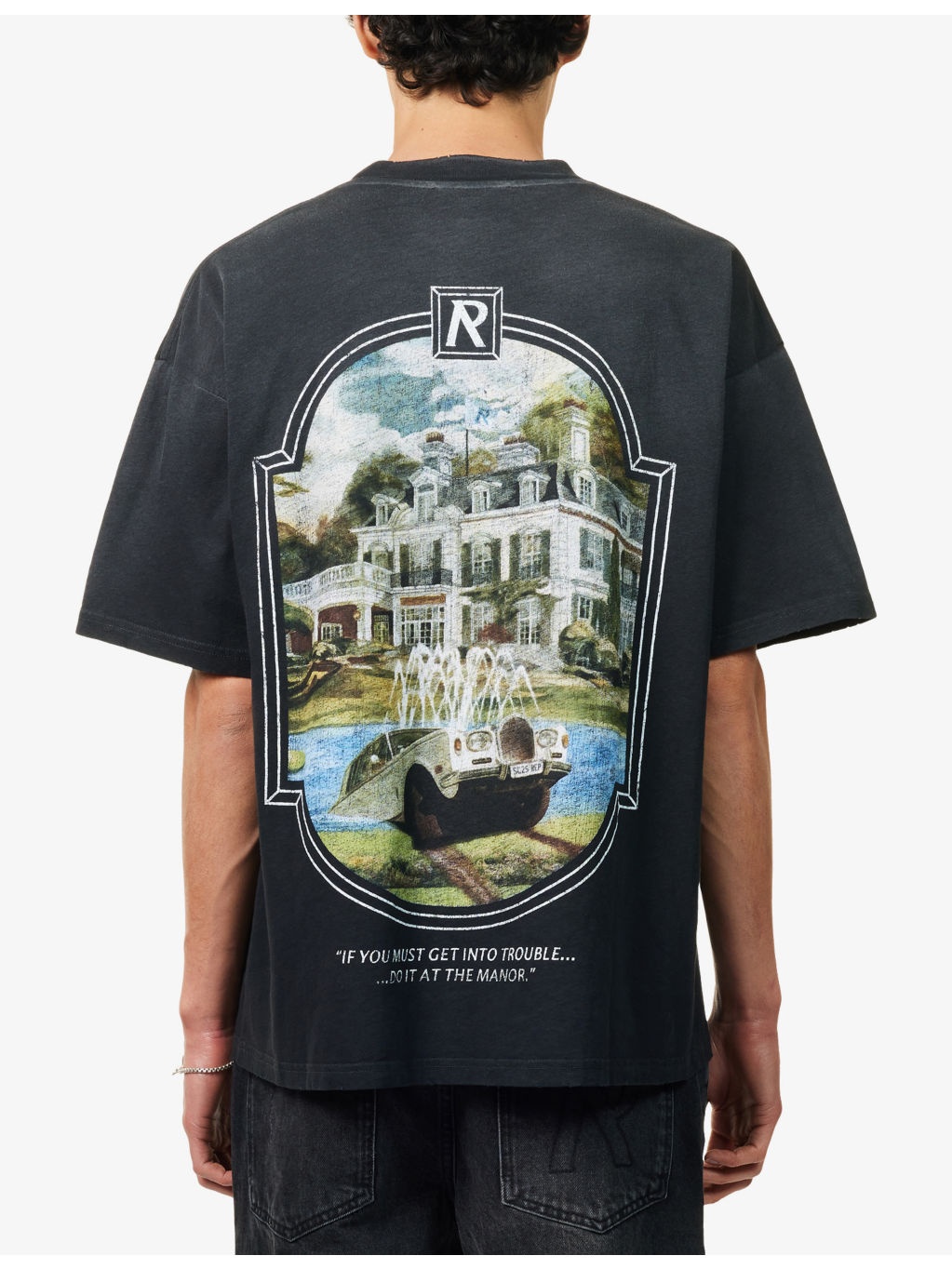 Revere Manor Graphic-Print Cotton-Blend T-Shirt - 4