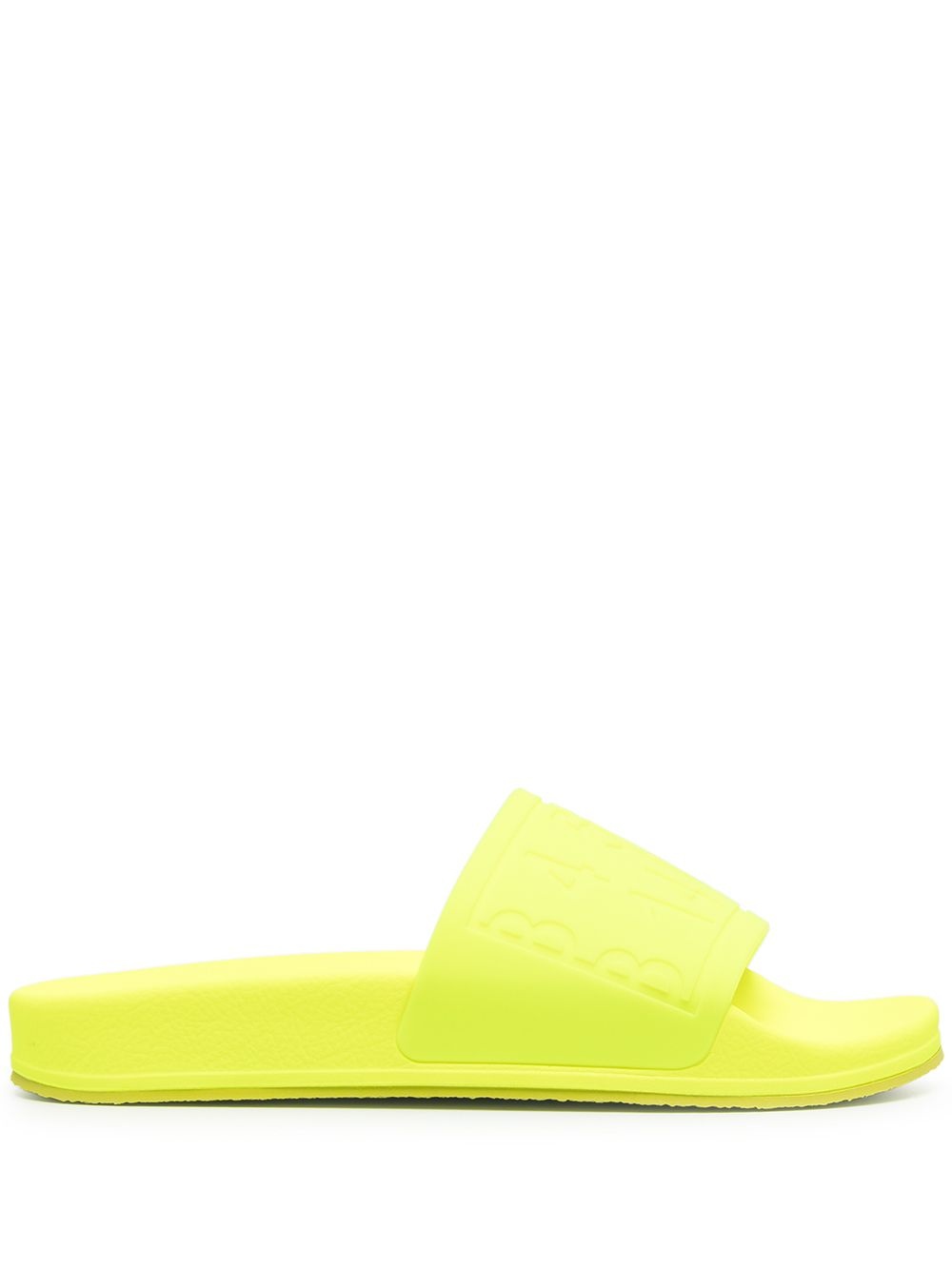 debossed slip-on slides - 1