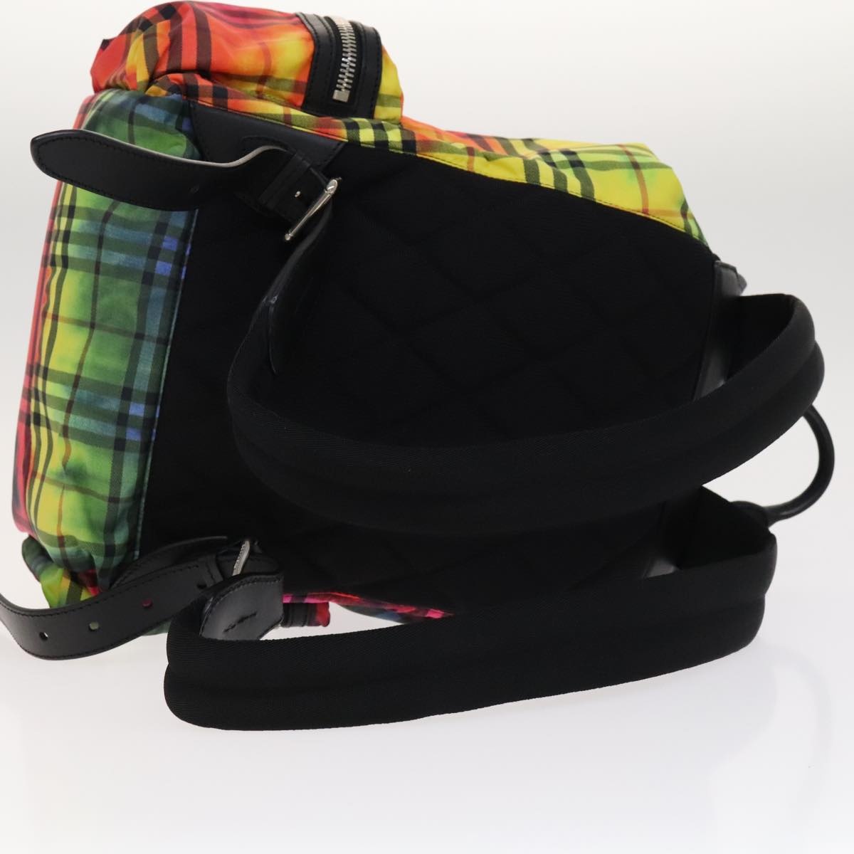 Burberry Nova Check Backpack Nylon Black Rainbow - 8