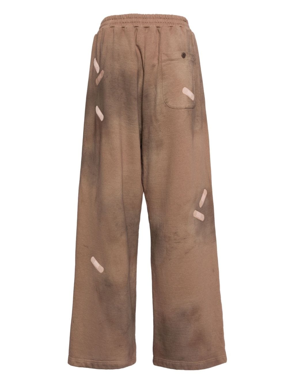 tape-embroidered track pants - 2
