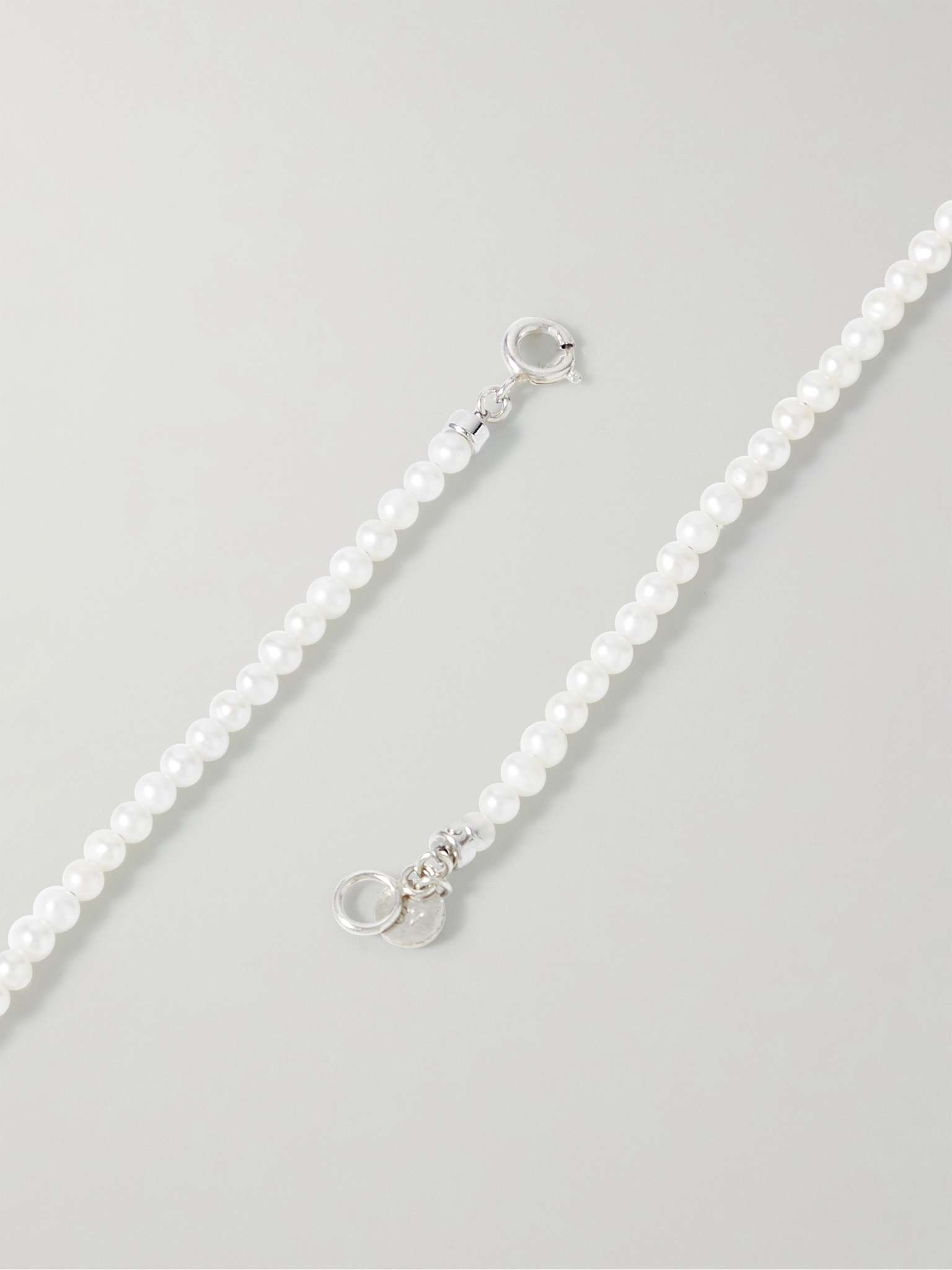 Sterling Silver Pearl Necklace - 3
